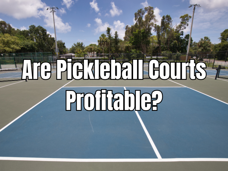Are pickleball courts profitable?