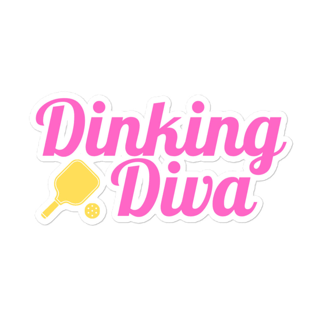 Dinking Diva Sticker